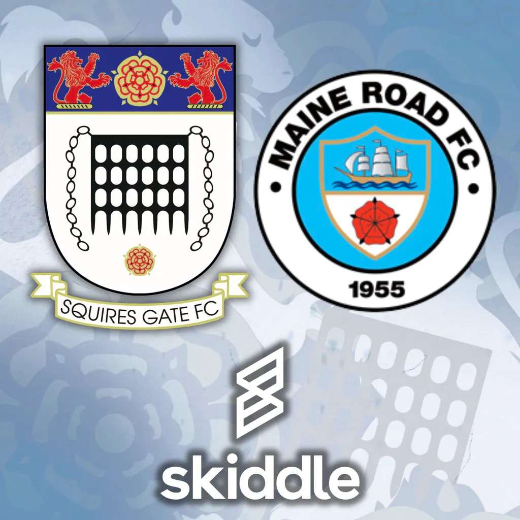 Squires Gate vs Maine Road at Squires Gate Football Club
