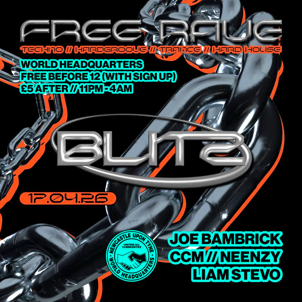 BLITZ - Techno/Hardgroove/Trance/Hard Dance - FREE RAVE at World Headquarters