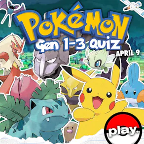 Pokemon (Gen 1 to Gen 3) Quiz