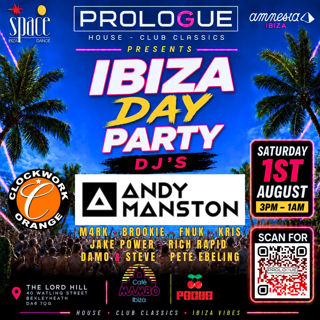 Prologue Presents - The Ibiza Day Party at Lord Hill