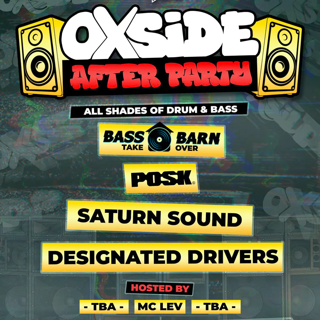 Oxside After Party - All Shades Of Drum & Bass at The Arches Behind Kelseys   Leamington Spa
