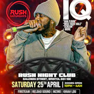 IQ live at rush Saturdays at Rush