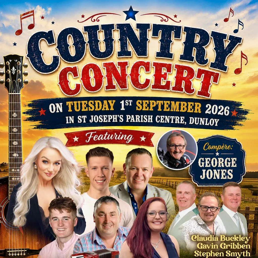 Country Concert at St Jospehs Parish Centre Dunloy