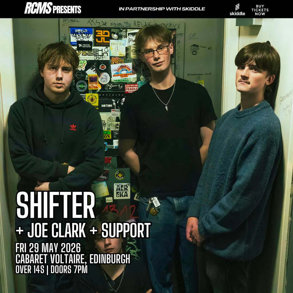 Shifter, Joe Clark, support at Cabaret Voltaire
