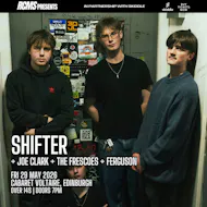 Shifter, Joe Clark, The Frescoes, Ferguson at Cabaret Voltaire