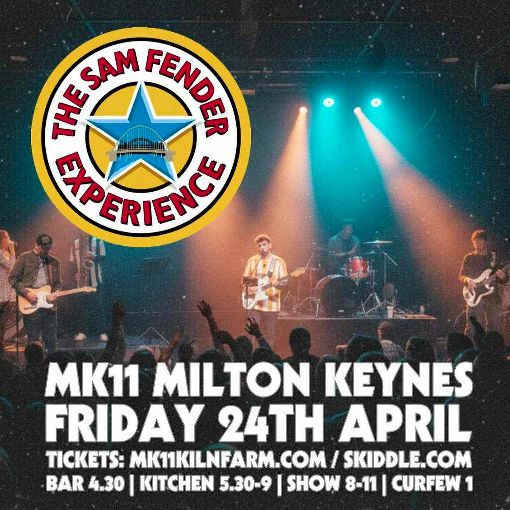The Sam Fender Experience at MK11 LIVE MUSIC VENUE