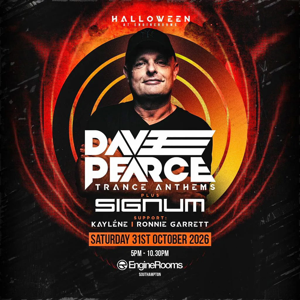 Dave Pearce Trance Anthems Halloween with Signum at EngineRooms