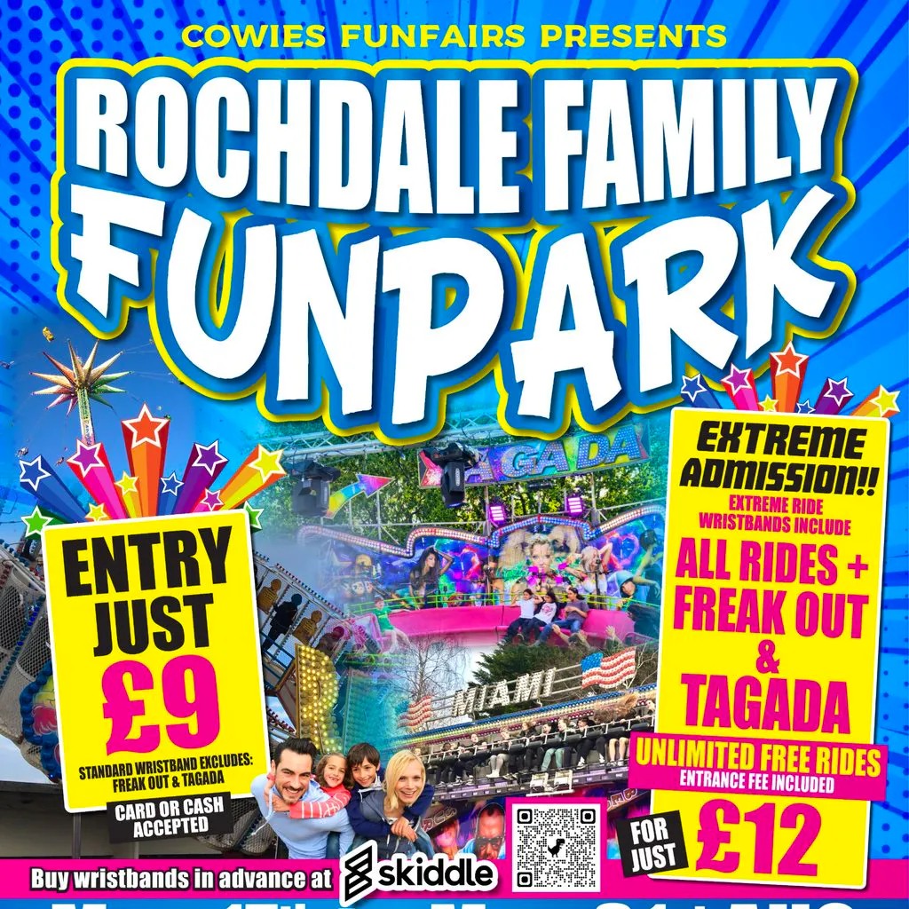 Cowies Funfairs Presents Rochdale Family Fun Park at Cowie's Funfairs Presents Rochdale Family Fun Park