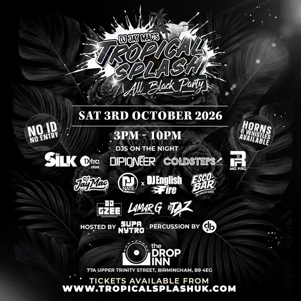 Dj Jay Mac's Tropical Splash All Black Party at The Drop Inn