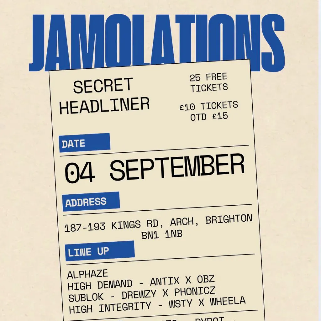 Jamolations Launch Party at Quarters Brighton