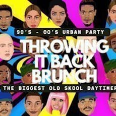 THROWING IT BACK BRUNCH 90's/00's - Manchester at The Bierkeller Manchester