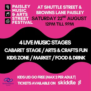 Paisley Music and Arts Street Festival