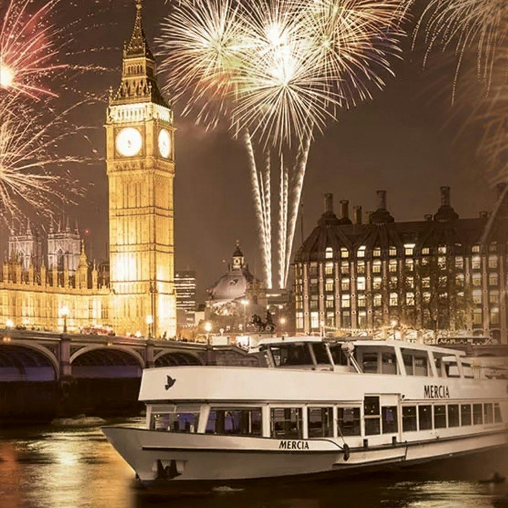 Tickets NYE London Fireworks View Thames Boat Party (Sold Out