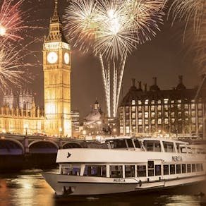 NYE London Fireworks View Thames Boat Party (50% Sold Out!)