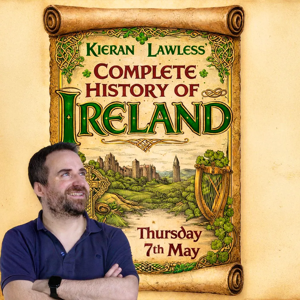 Kieran Lawless' Complete History of Ireland || Creatures Comedy at Creatures Comedy Club