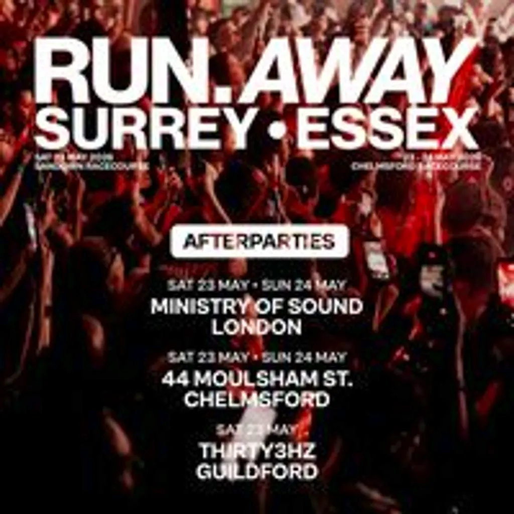 Run Away Festival After Party: 44 Moulsham St - Sun 24th May at 44 Moulsham Street