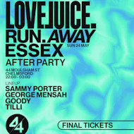 Run Away Festival After Party: 44 Moulsham St - Sun 24th May at 44 Moulsham Street
