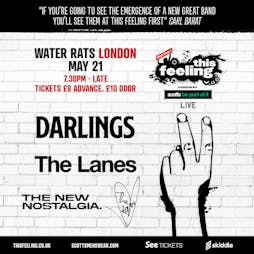 This Feeling - London Tickets | The Water Rats London  | Sat 21st May 2022 Lineup