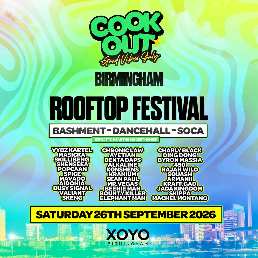 Cookout - Rooftop Festival - Birmingham - XOYO at XOYO Rooftop