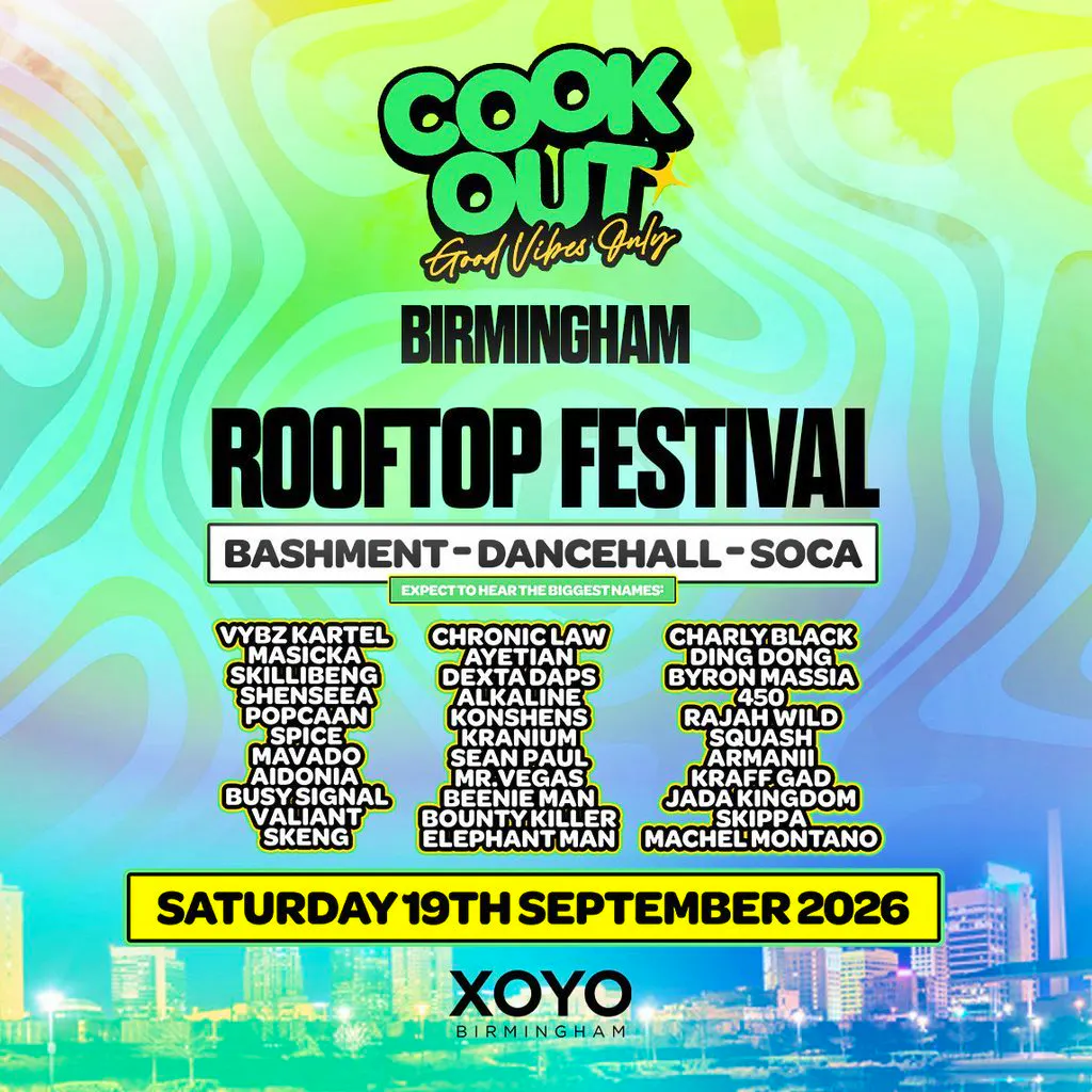 Cookout - Rooftop Festival - Birmingham - XOYO at XOYO Rooftop