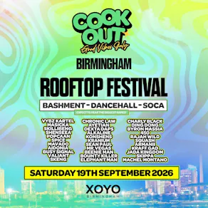 Cookout - Rooftop Festival - Birmingham - XOYO