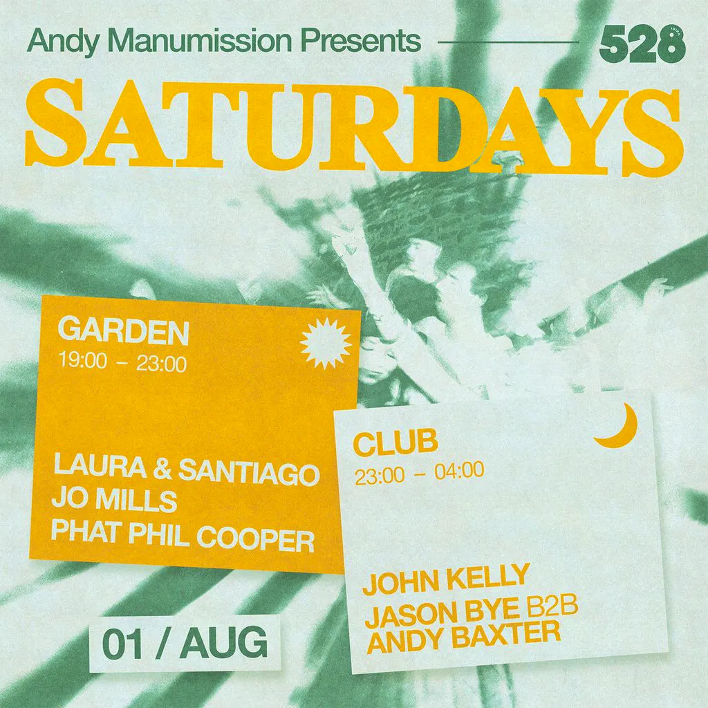 Andy Manumission Presents Saturdays at 528 at 528 Ibiza