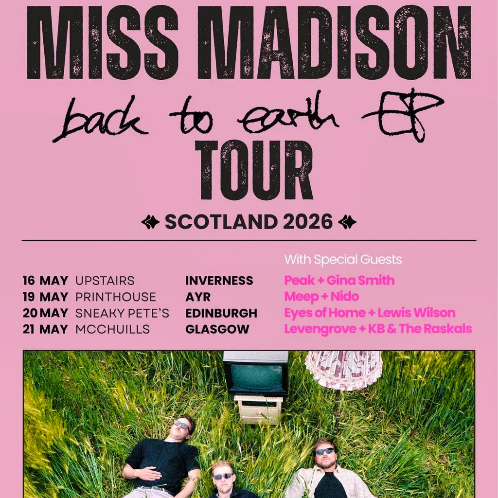 MISS MADISON - Glasgow SUPPORT FROM LEVENGROVE, KB & THE RASKALS at McChuills