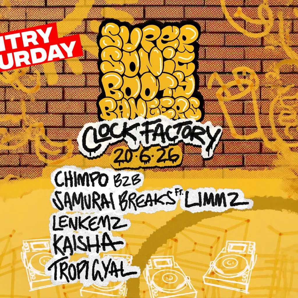 SSBB Summer Free Rave | Samurai Breaks b2b Chimpo + more! at Clock Factory Bristol