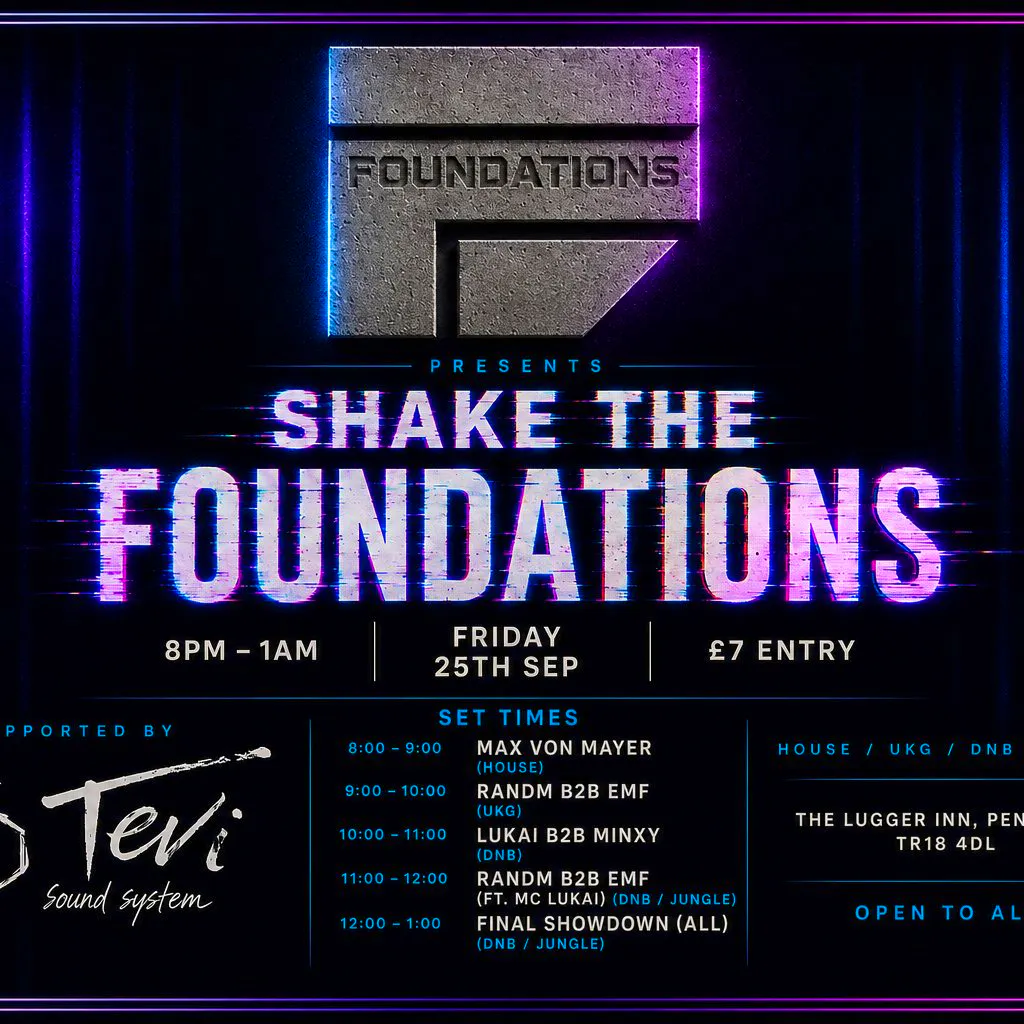 Shake The Foundations at The Lugger Inn
