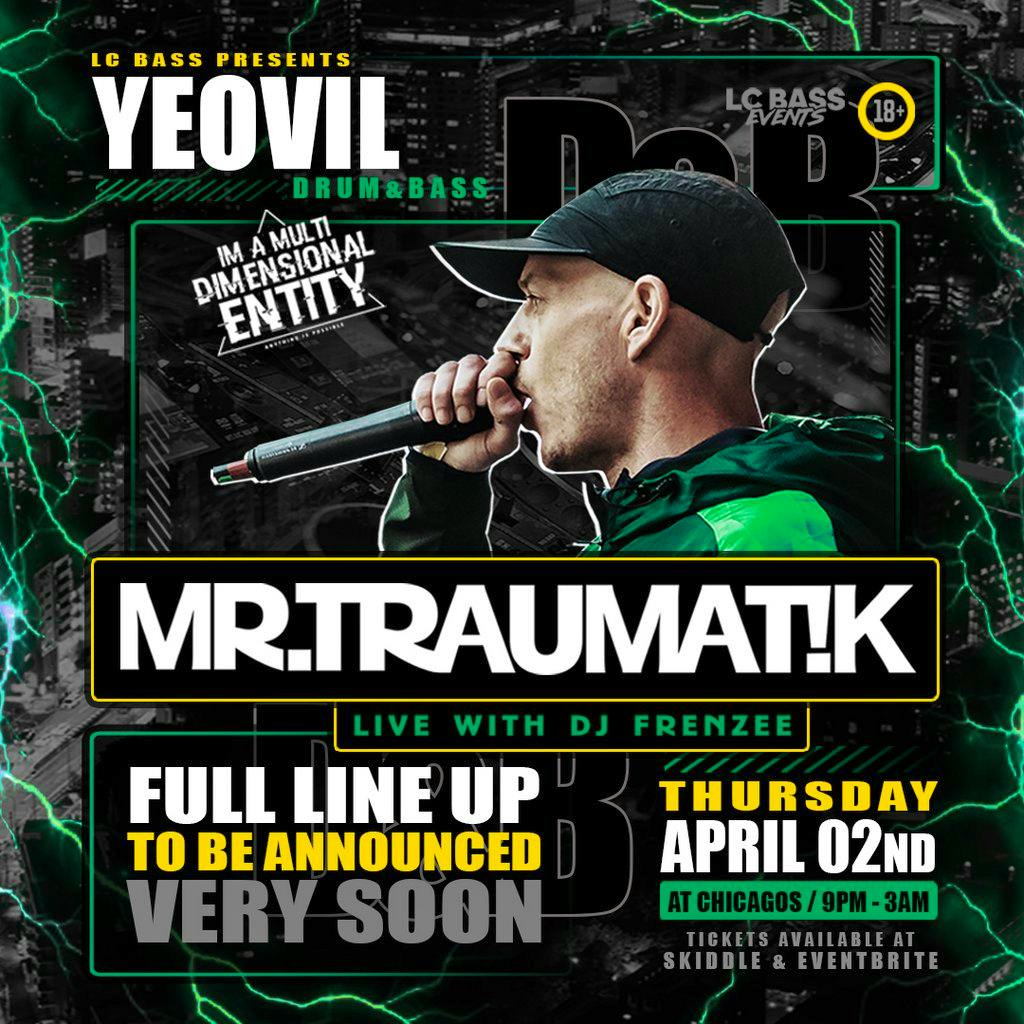 Mr Traumatik tour 2026 at Chicago's