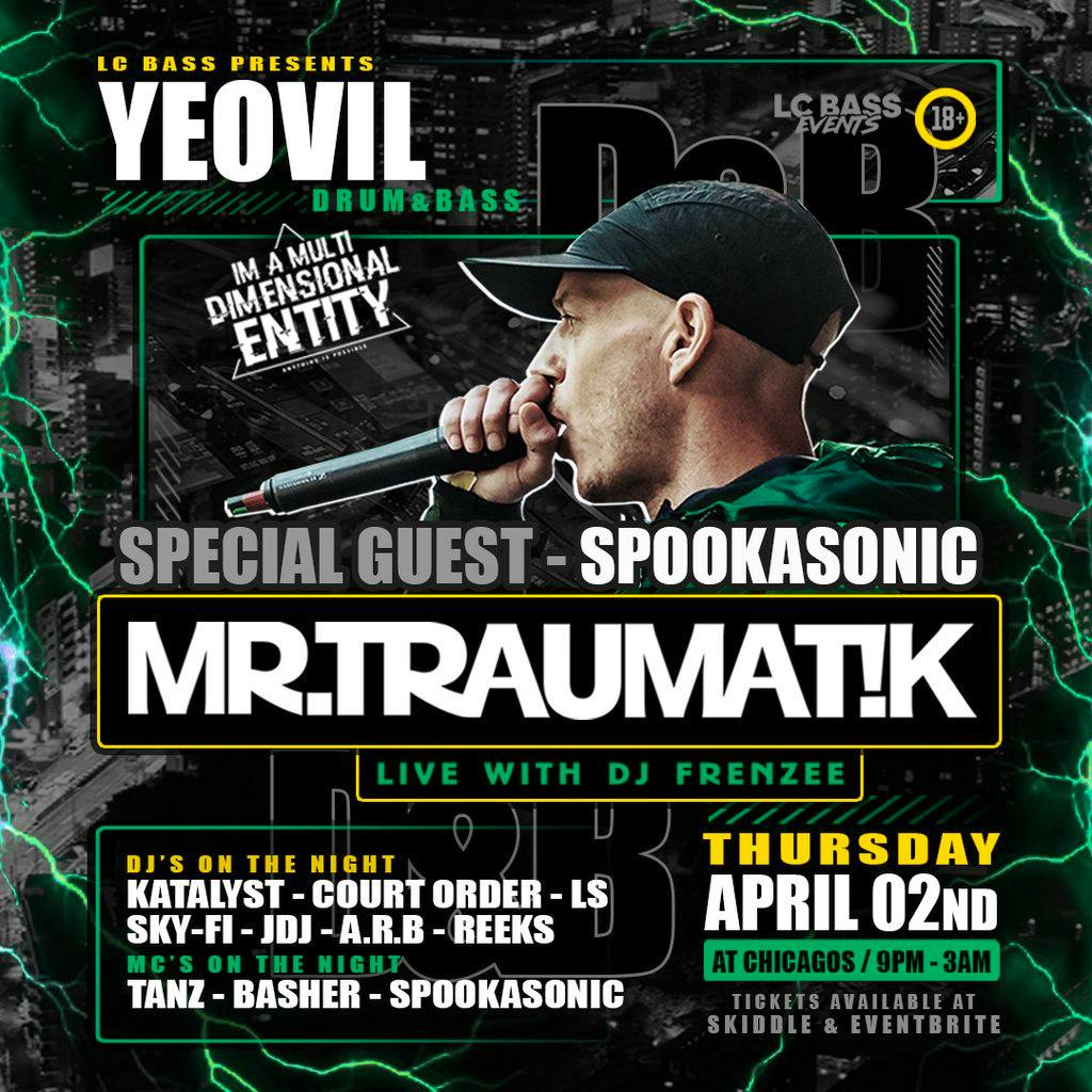 Mr Traumatik tour 2026 at Chicago's
