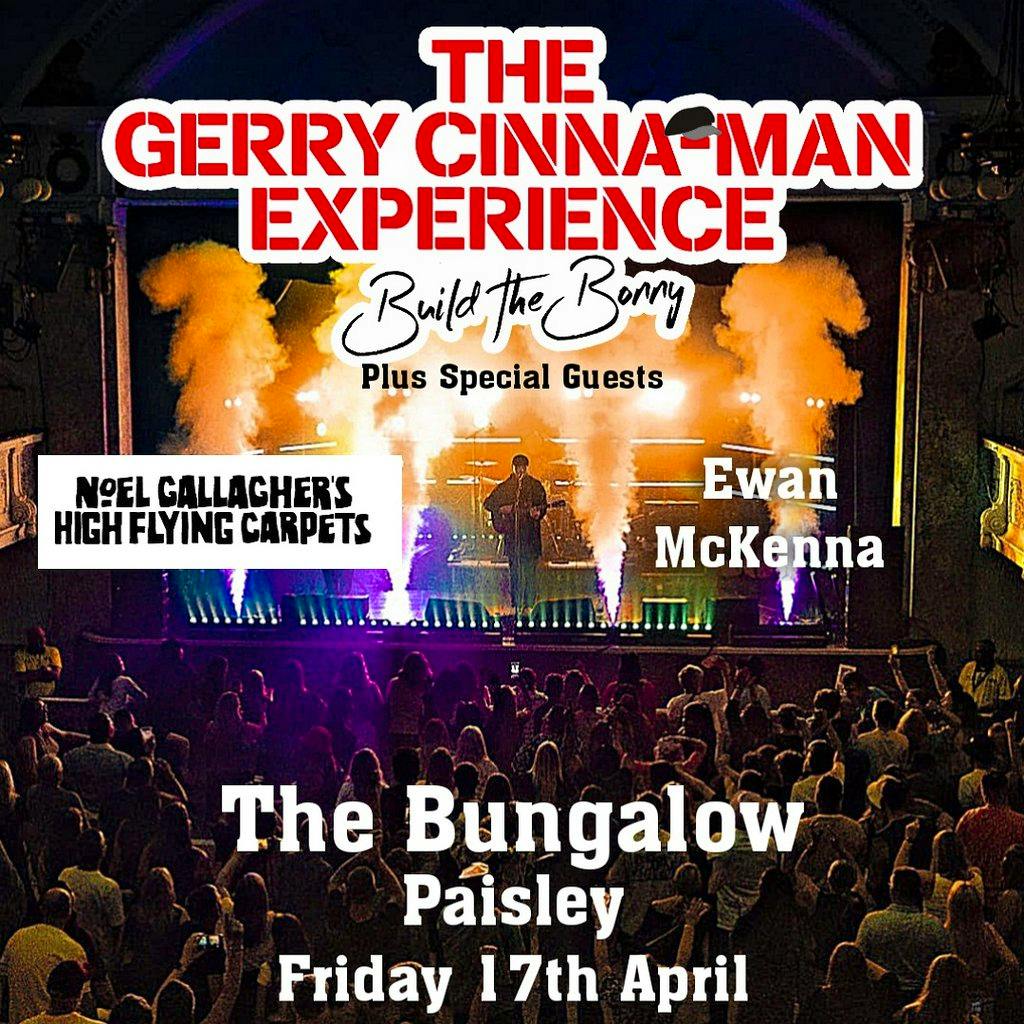 The Gerry Cinna-Man Experience at The Bungalow Bar