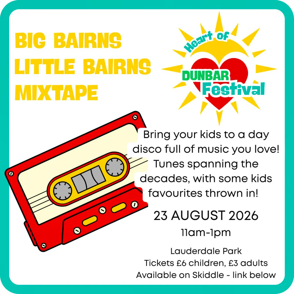 Big Bairns Little Bairns Mixtape at Lauderdale Park Dunbar