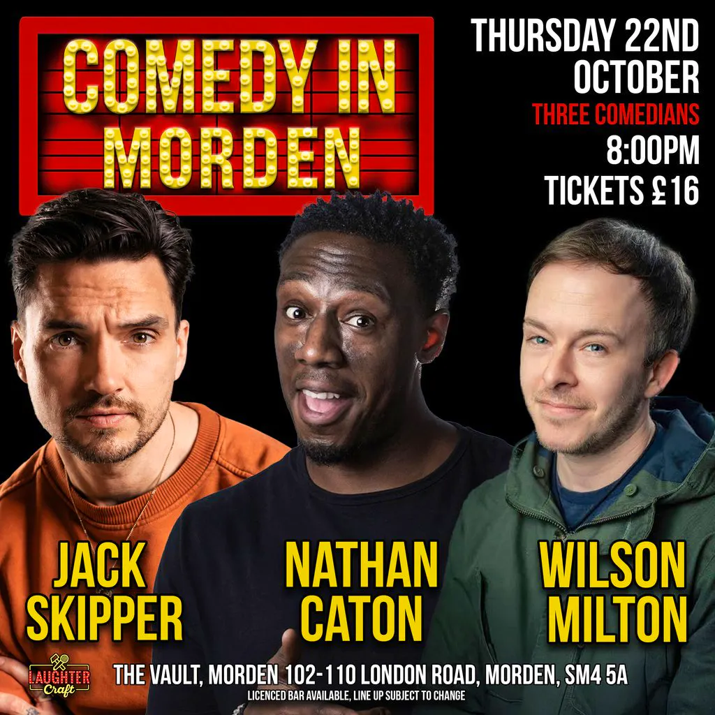 Comedy at the Vault Morden at The Vault Morden