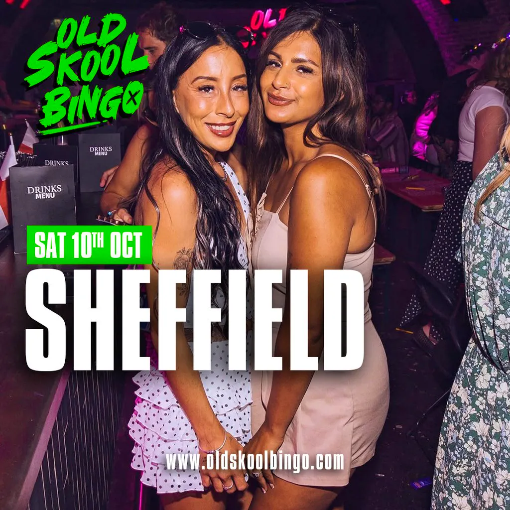 Old Skool Bingo Sat 10th Oct Sheffield at Onyx
