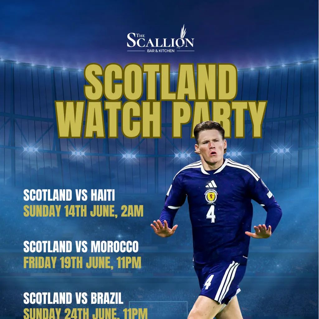 Scotland World Cup Watch Party At The Scallion at The Scallion