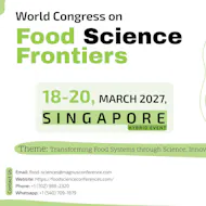 World Congress on Food Science Frontiers (Food Frontiers 2027) at Village Hotel Changi ,1 Netheravon Rd, Singapore 508502
