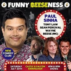 Paul Sinha - 8pm Show at The Castle And Falcon