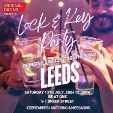 Singles Lock & Key Party - Leeds | Ages 30-45 at Be At One   Greek Street, Leeds
