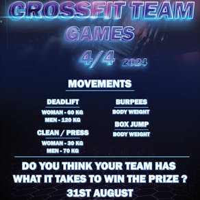 Crossfit team games 4/4 2024