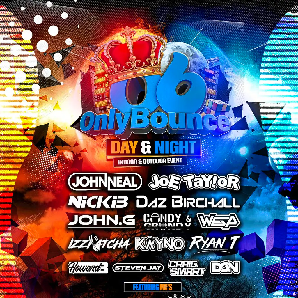 Only Bounce "day & night" at Bolton Town Centre