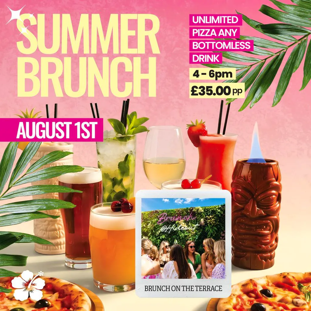 Bottomless Brunch @ Hideout Warrington - £35pp at Hideout