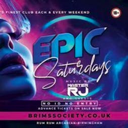 Epic SATURDAYS AT @RUMRUMBIRMINGHAM Tickets | Rum Rum Bar Birmingham  | Sat 27th April 2024 Lineup