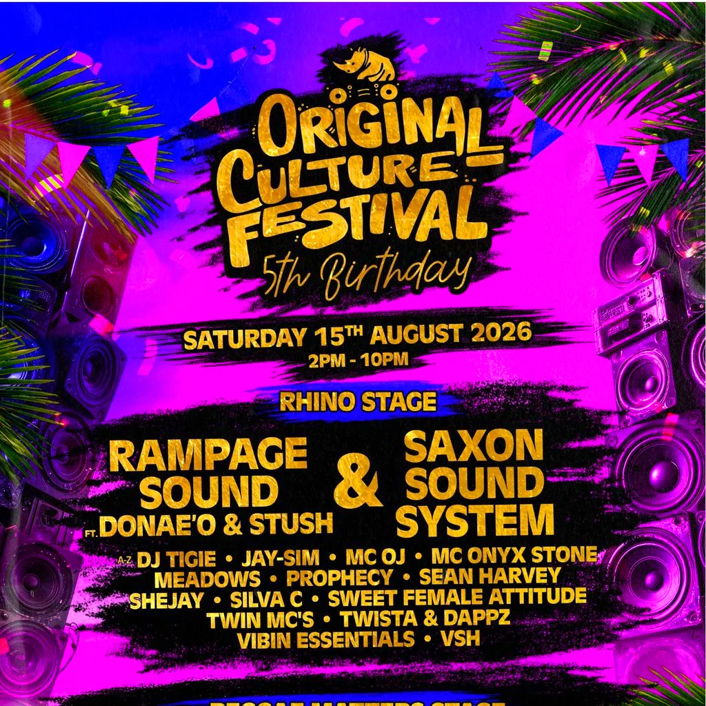 Original Culture Festival 2026 at Priory Country Park Barkers Lane Bedford MK41