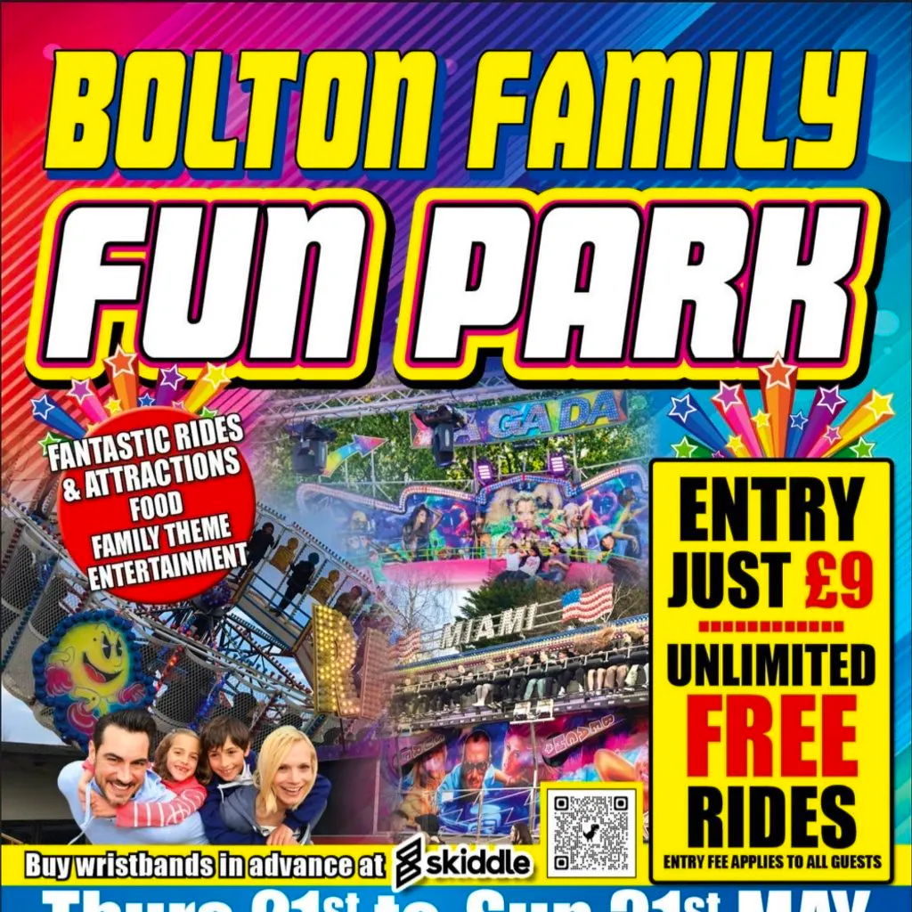 Cowie's Funfairs Presents Bolton Family Fun Park at Bolton Town Centre