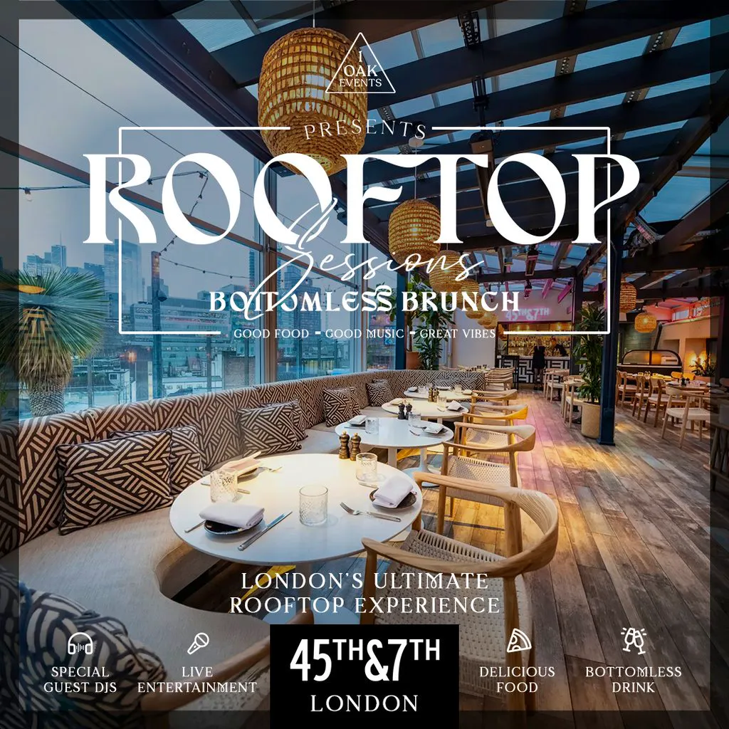 1OAK Events Presents Rooftop Session - Bottomless Brunch at 45th And 7th