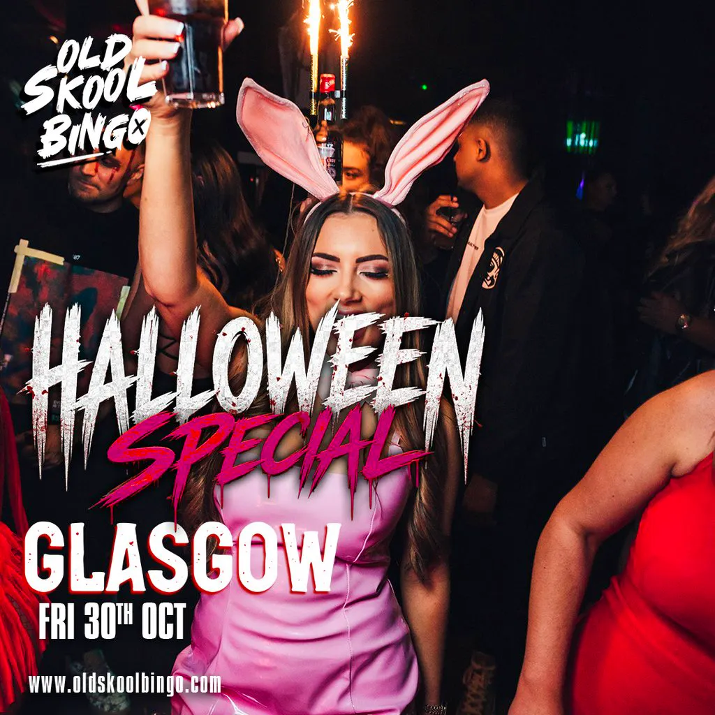 Old Skool Bingo Fri 30th Oct Glasgow Halloween special at Manuka
