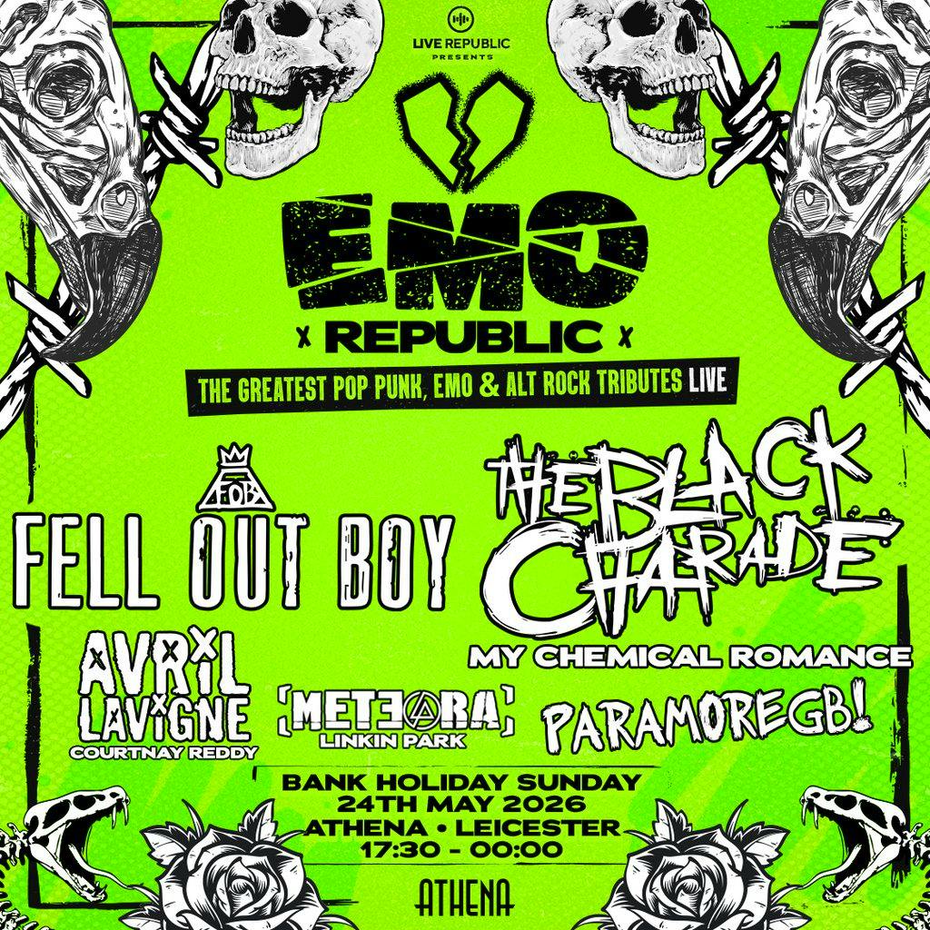 Fell Out Boy & Black Charade | Emo Republic | Athena at Athena Events Venue