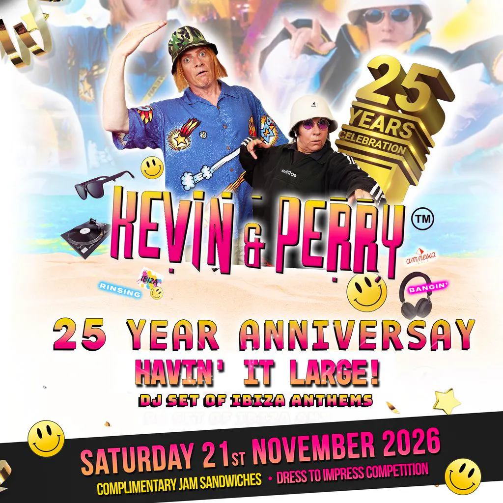 Kevin & Perry Having it large KEVIN & PERRY DJ SET at The Coppid Beech Hotel
