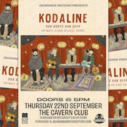 Kodaline Tickets | The Cavern Club Liverpool  | Thu 22nd September 2022 Lineup